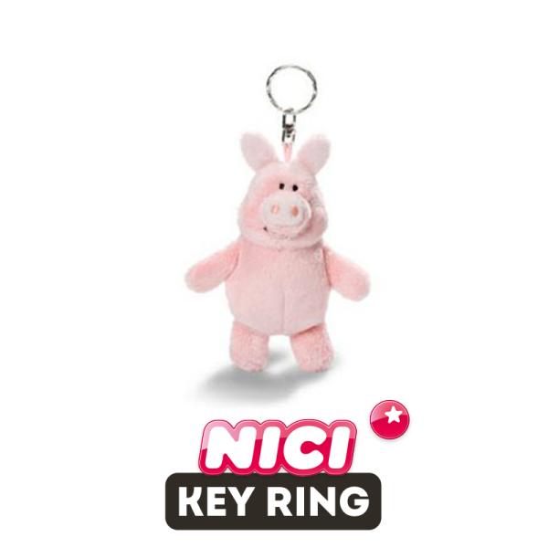 NICI（ニキ）キーリング Shaun the sheep（ひつじのショーン)   イタズラブタ　/Key Ring（動物/アニマル/キーホルダー/ビーンバッグ/ギフト/プレゼント）