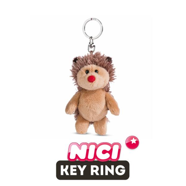 NICI（ニキ）キーリング   FF2023 ハリネズミ ホーガン　/Key Ring（動物/アニマル/かわいい/キーホルダー/ビーンバッグ/ギフト/プレゼント）