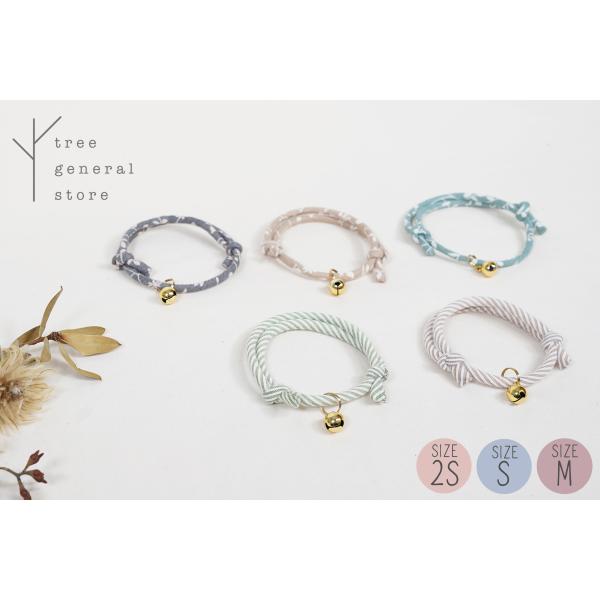 素材 コットン100％サイズ SS:首周り約10cm〜20cmまで　S:首周り約15cm〜30cmまでM:首周り約20cm〜40cmまで注意 散歩には使用できません。(クリックポスト送料無料) 猫首輪 ひも猫首輪 子猫 北欧 ボーダー ひも...