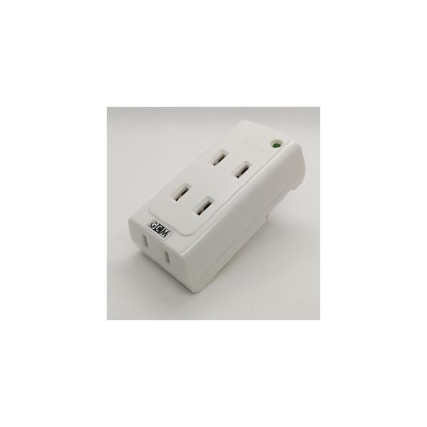 GCM製・【雷サージ付】ムーコンセント（3口）【正規品】ムーの泉製