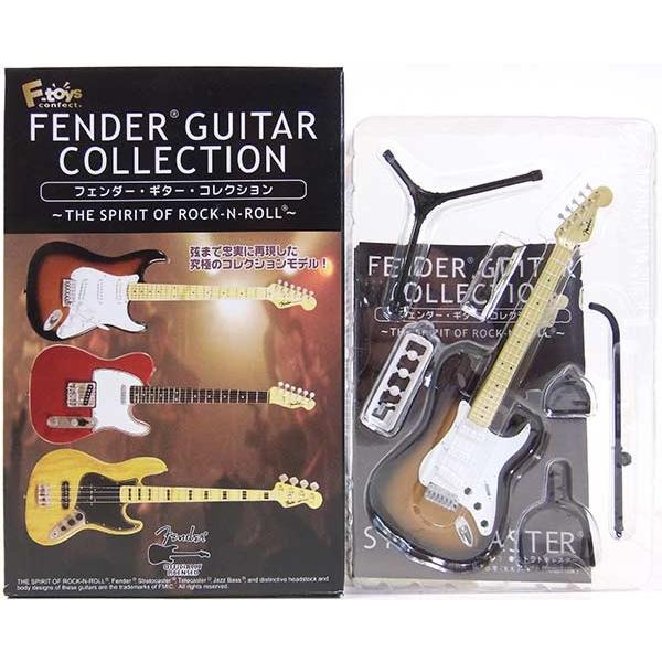 【1A】 エフトイズ 1/8 フェンダーギターコレクション Vol.1 THE SPIRIT OF ROCK-N-ROLL 57 ストラトキャスター (2カラーサンバース) 単品