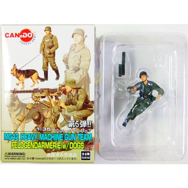 4】 童友社 1/35 コンバットフィギュア 第5弾 ドイツ歩兵機