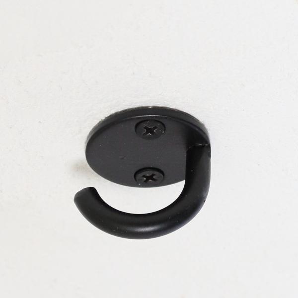 セーリングフック フック アイアン 金具 壁掛け 天井 おしゃれ 黒 インテリア