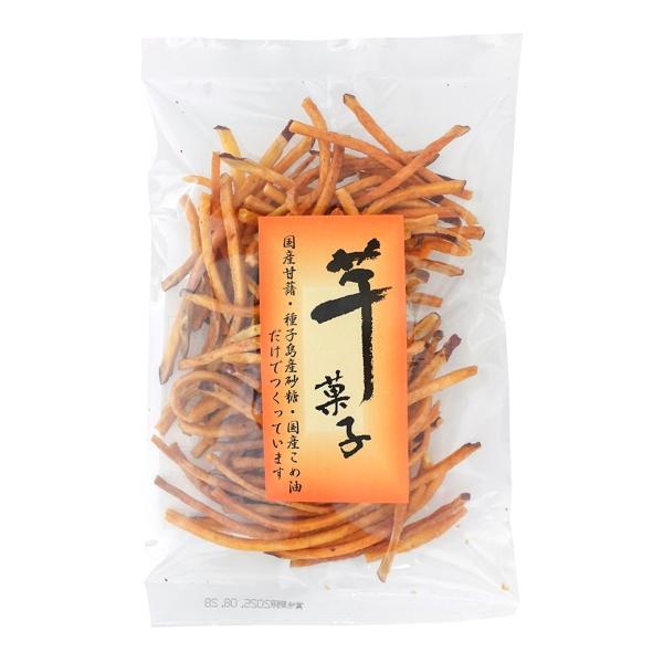 国産原料100％。 ポリポリとした食感とさつまいもの甘み。 国産甘藷・種子島産砂糖・国産こめ油だけでつくっています。種子島産さとうきびを原料とした粗糖使用千切りタイプ栄養成分表示1袋(78g)当たり/エネルギー 361kcal/タンパク質 ...