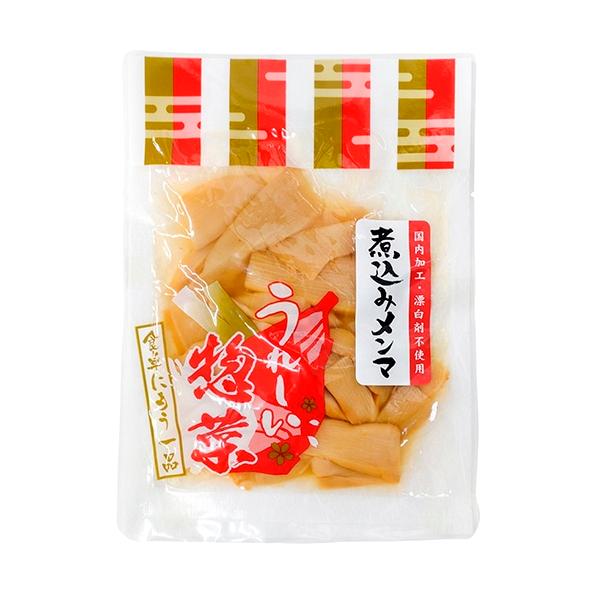 やわらかいメンマを本醸造醤油などで煮込んだ濃厚な味わいです。そのままでも、ラーメンなどのトッピングでもおいしい、くせになるメンマです。国内加工しなやかな歯ごたえしっかり味がしみ込んだメンマ着色料・漂白剤不使用栄養成分表示タンパク質 1.8g...