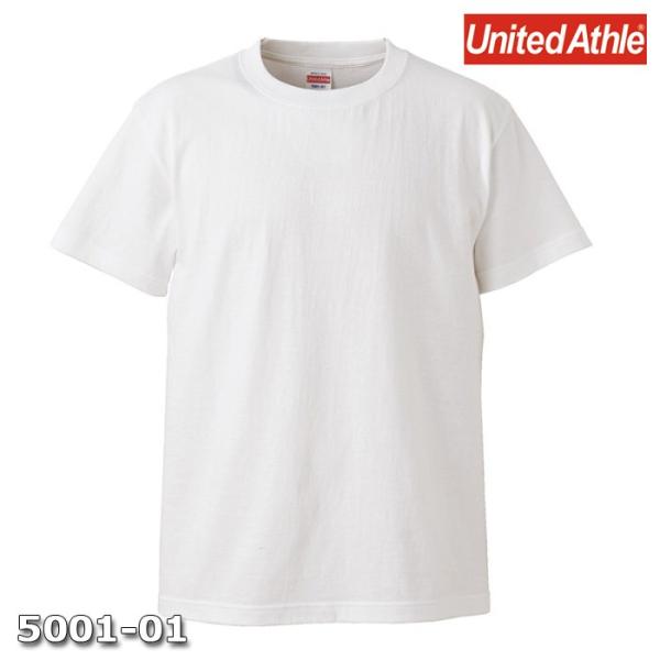 (10点) 5001綿Tシャツ M ホワイト United Athle 00298379