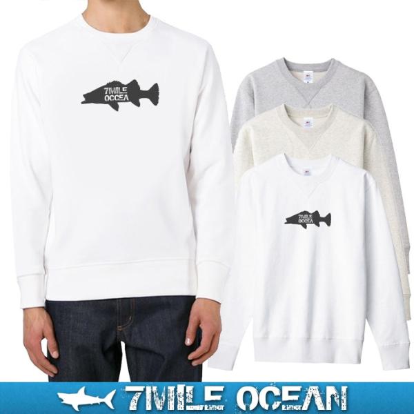Brook 魚プリント グレー トレーナー brook Tシャツ グレー 魚プリント - メルカリ