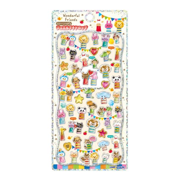 カミオジャパン ステッカー ジュエルプチドロップステッカー