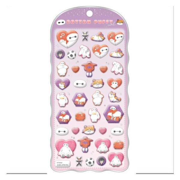 べりー(発送は平日の日中のみページ ベイマックス ディズニー コットンパフィー シール COTTON PUFFY