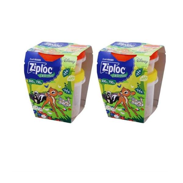2個セット 旭化成HP ジップロック スクリューロック ディズニー25秋