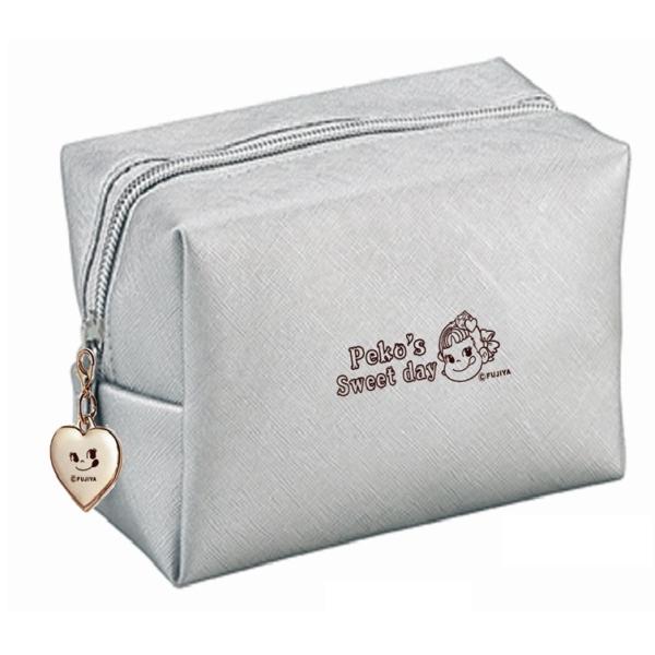 ペコちゃんポーチ シルバー バレンタイン FUJIYA : トレンドオフィス