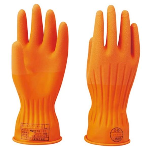 絶縁性の高い天然ゴムラテックスを使用した電気絶縁手袋●材質は絶縁性の高い天然ゴムラテックスを使用、粉無しタイプ。●指先を細くしておりますので、指先がフィットし、細かい作業に優れています。●滑り止め加工を施し、グリップ力を強化していますので、...