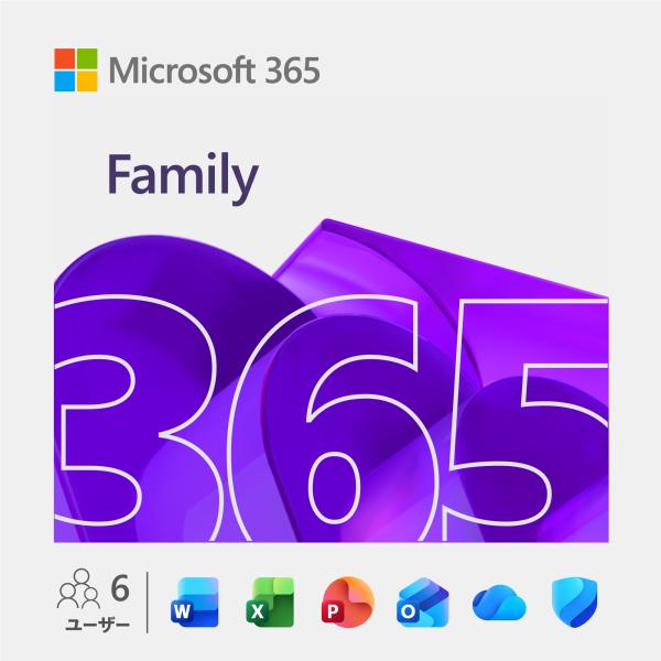 �y�}�C�N���\�t�g�����z Microsoft 365 Family �I�����C���R�[�h�� �y3���ԂŃ��[���[�i�z ���i�摜1