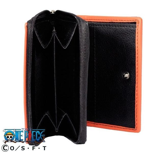 ワンピース 財布 One Piece モンキー D ルフィ 海賊旗型押し 小銭入れ付き二つ折り財布 Buyee Buyee Japanese Proxy Service Buy From Japan Bot Online