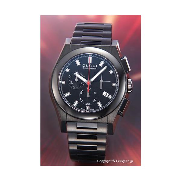 グッチ GUCCI 腕時計 メンズ YA115237 パンテオン クロノグラフ オールブラック :waguc0326-ya115237