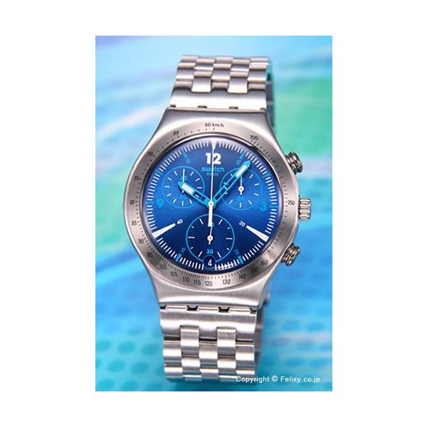 スウォッチ SWATCH 腕時計 メンズ アイロニー クロノ リズミック ブルー YCS575G :waswa0167-ycss575g