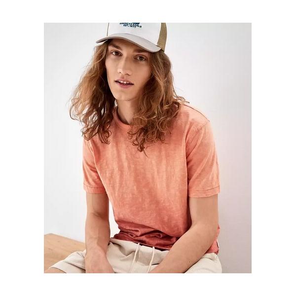 アメリカンイーグル Tシャツ メンズ 半袖 Ae Sleeve 再販ご予約限定送料無料 Striped T Shirtブルー Short