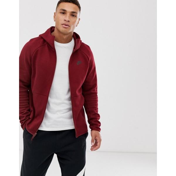 ナイキ お歳暮 パーカー メンズ トレーナー バーガンディ Tech Hoodie Nike Burgundy Fleece