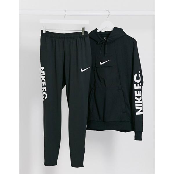 ナイキ スキニー スウェットパンツ ジョガーパンツ メンズ Nike 買い物 Football Joggers Logo In ブラック Black Fc