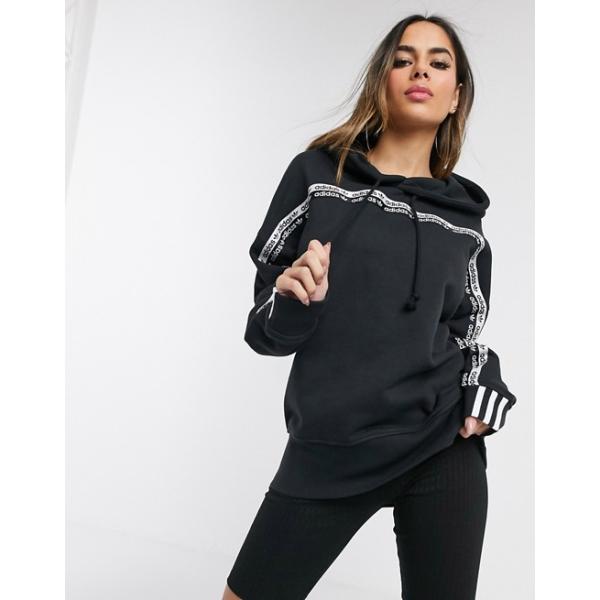 Adidas Originals アディダス パーカー レディース ブラック おしゃれ 100 品質保証 Hoodie 大きいサイズ Ryv Black In