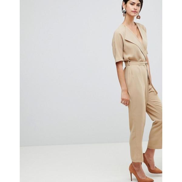エイソス オールインワン オーバーオール サロペット レディース つなぎ ワンピース Asos Design Wrap Jumpsuit With Self Belt Buyee Buyee Japanese Proxy Service Buy From Japan Bot Online