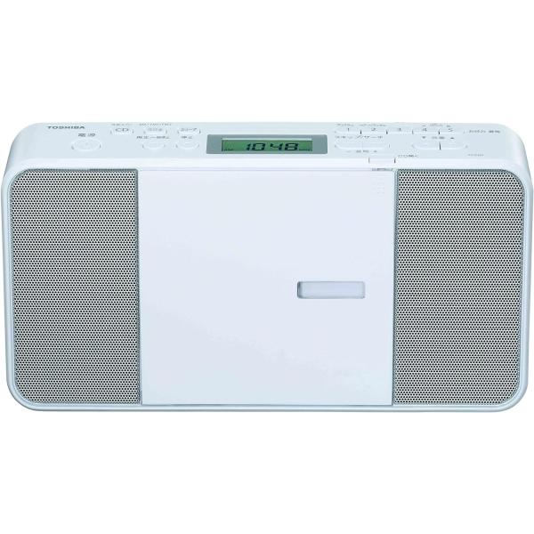【中古】(未使用･未開封品)東芝 CDラジオ TY-C251(W) コンパクト スリム ボディー 縦型 ワイドFM 対応 外形寸法 280×149×63mm 質量 約1.2kg TOSHIBA（東芝） CDラジオ TY-C251(W) コンパクト スリム ボディー 縦