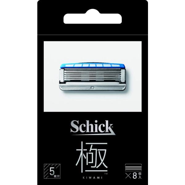 schick（シック） 極 KIWAMI 替刃 (8コ入) 5枚刃 カミソリ 髭剃り