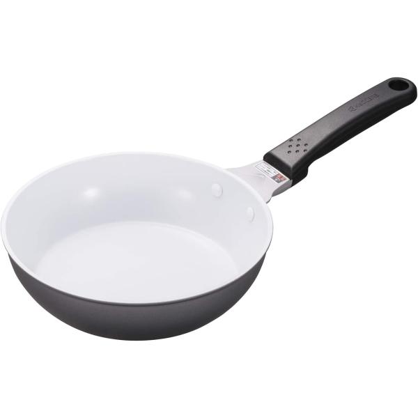 京セラ フライパン 20cm セラブリッド IH 対応 セラミック 加工 マットグレー CF-20B-WMGY 【新品アウトレット/箱なし】