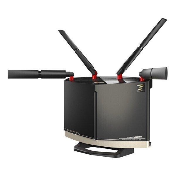 ●「Wi-Fi CERTIFIED 7」取得済み、Wi-Fi 7 対応トライバンドルーター フラッグシップモデル ●複数周波数帯の同時利用が可能になる技術「MLO」対応 ●6GHz帯のみ、最大通信帯域幅が従来までの160MHzから320MH...