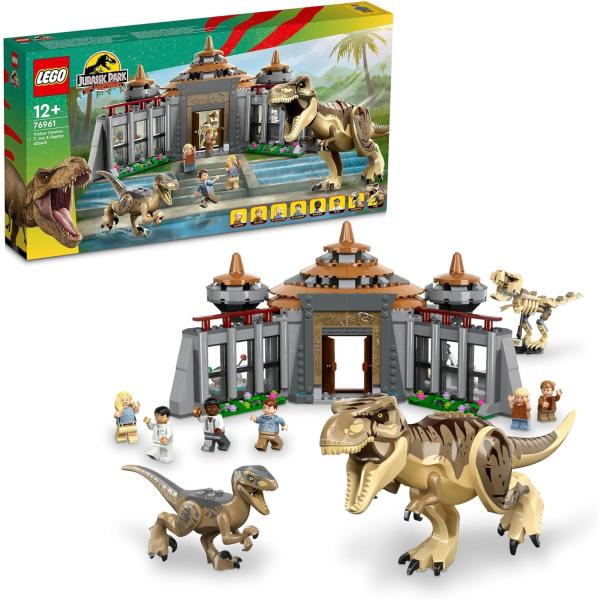 レゴ(LEGO) ジュラシック・ワールド ビジターセンター:T-レックスとラプトルの襲来 おもちゃ 玩具 プレゼント 恐竜 動物 生き物 76961