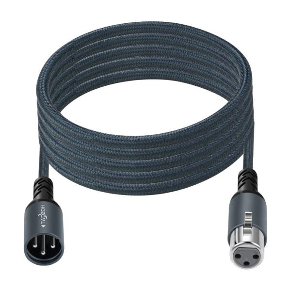 Twozoh プロフェッショナル XLRケーブル 0.3M 編組バランス3ピン XLRオス XLRメス HiFiオーディオマイクケーブル :20230301073003-00753:TrendShop1 通販 Dreamsound マイク延長コード15M (XLR3ピンオス-メス)