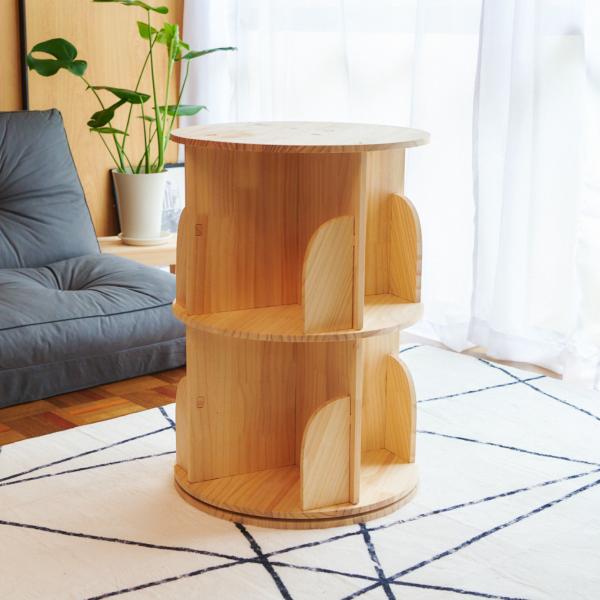 ❤️新品❤️360°回転本棚 本棚 3段 大容量収納 コミック 収納ラック 組立簡単 ❤️新品❤️360°回転本棚 本棚 3段 大容量収納 コミック 収納