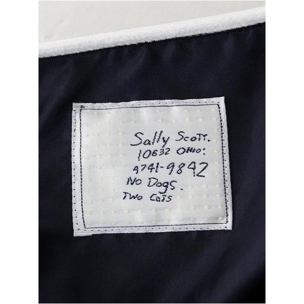 美品Sally Scott サリースコット花柄刺繍ライトグレーコート11号