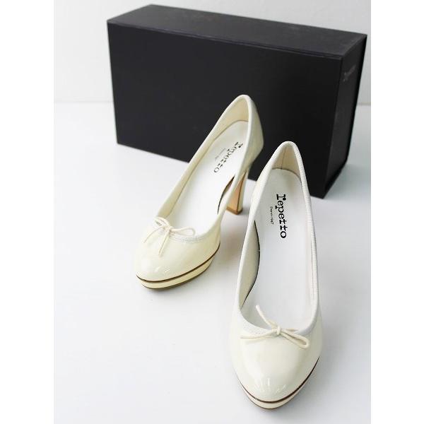 セール Off Repetto レペット Tess バレリーナ エナメル パンプス 36 シューズ アイボリー 靴 ヒール Nsg ブランド古着 買取販売 Tresor 通販 Yahoo ショッピング