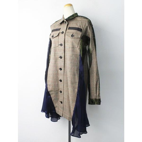 セール10 Off 2018ss 春夏 Sacai サカイ グレンチェック ワンピース 1 ドレス カモフラ シフォン 変形 コレクション 2400010848575 2400010848575 ブランド古着 買取販売 Tresor 通販 Yahoo ショッピング