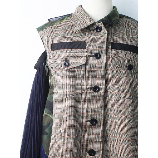 セール10 Off 18ss 春夏 Sacai サカイ グレンチェック ワンピース 1 ドレス カモフラ シフォン 変形 コレクション ブランド古着 買取販売 Tresor 通販 Yahoo ショッピング