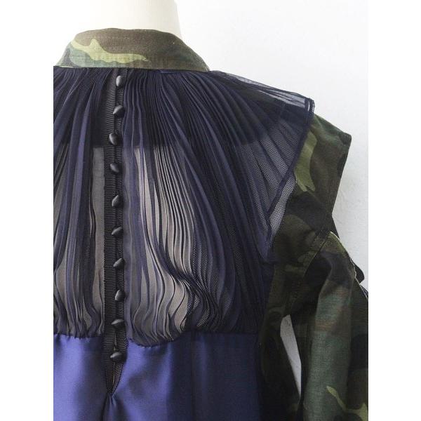 セール10 Off 18ss 春夏 Sacai サカイ グレンチェック ワンピース 1 ドレス カモフラ シフォン 変形 コレクション ブランド古着 買取販売 Tresor 通販 Yahoo ショッピング