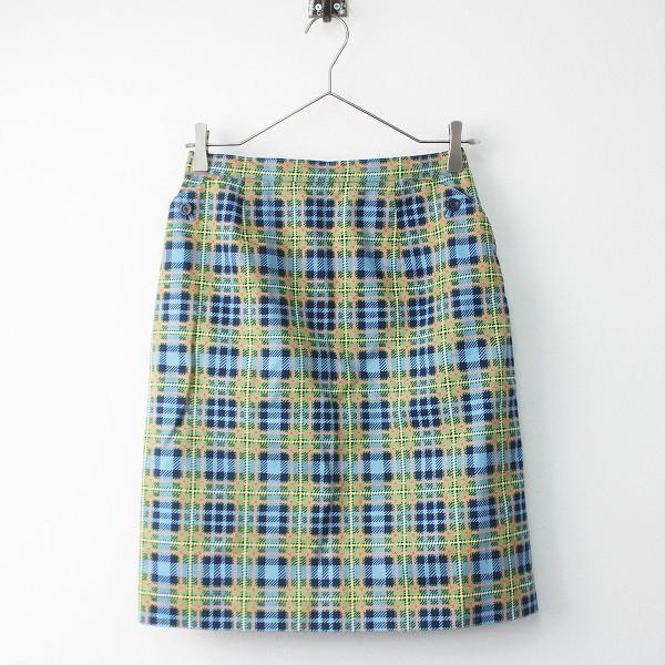 セール10 Off 極美品 Yorkland Sports ヨークランドスポーツ チェック タイト スカート 11 ブルー グリーン ボトムス ブランド古着 買取販売 Tresor 通販 Yahoo ショッピング