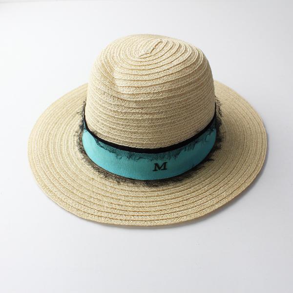 美品 Maison Michel メゾンミッシェル Virginie 麦わら 帽子 ジュート ハット M ベージュ グリーン リボン ブランド古着 買取販売 Tresor 通販 Yahoo ショッピング