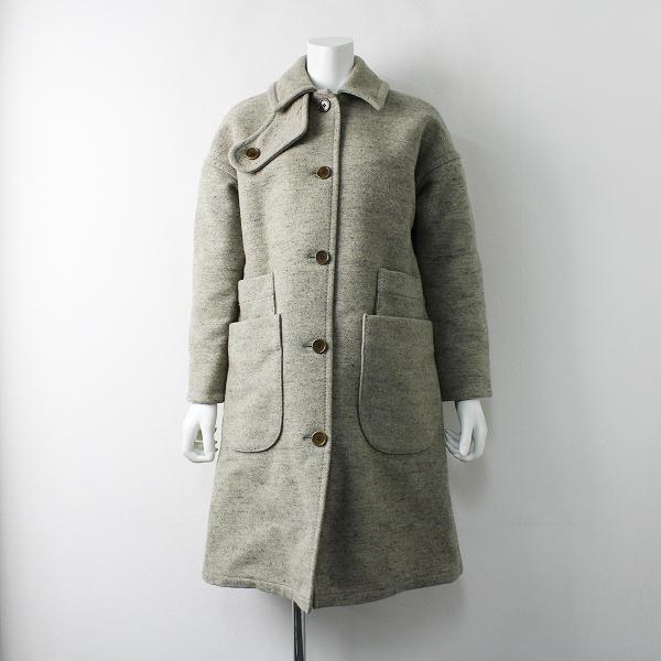 美品 定価7 9万 18aw Homspun ホームスパン ウールメルトンダブルポケットコート S グレー系 ブランド古着 買取販売 Tresor 通販 Yahoo ショッピング