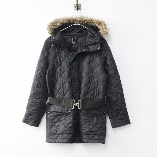 ウィンターセール メンズ Lavenham ラベンハム フード付 キルティング ベルト コート 48 ブラック アウター ブランド古着 買取販売 Tresor 通販 Yahoo ショッピング