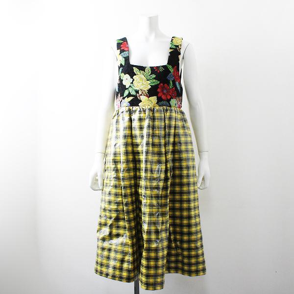 極美品 aw Lois Crayon ロイスクレヨン Pvc加工シリーズ フラワーゴブラン チェック Ch ジャンドレ ワンピース M ブランド古着 買取販売 Tresor 通販 Yahoo ショッピング