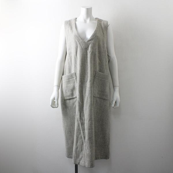 美品 aw 定価2 6万 Nest Robe ネストローブ ウールサージノースリーブワンピース F グレー ブランド古着 買取販売 Tresor 通販 Yahoo ショッピング