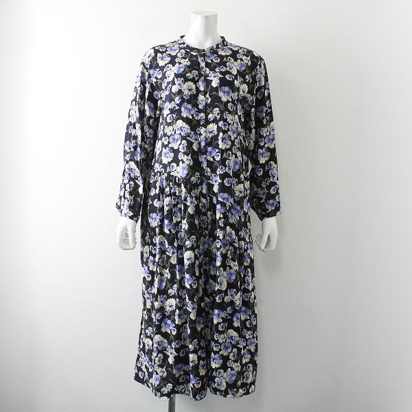 美品 Niko And ニコアンド 花柄レーヨンコットンシャツワンピース 3 ネイビー ブランド古着 買取販売 Tresor 通販 Yahoo ショッピング