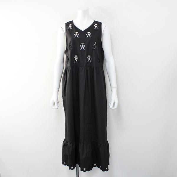 Ambidex アンビデックス Didizizi ディディジジ Bearカットワークワンピース F ブラック黒 刺繍 半袖 クマくま ブランド古着 買取販売 Tresor 通販 Yahoo ショッピング