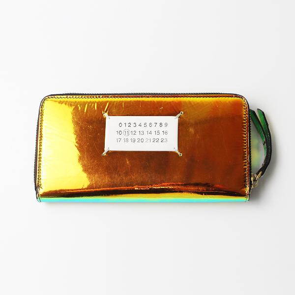 80/20クロス 2018年商品 Maison Margiela メゾンマルジェラ ラウンドジップ ロングウォレット/オレンジ系 グラデーション メタリック【2400012836648】 通販 Maison Margielaメゾン マルジェラ財布ロング ウォレット