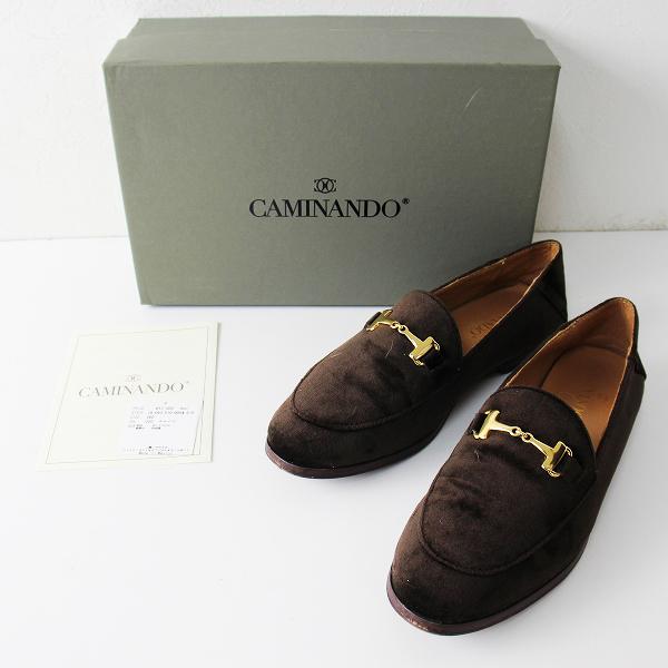 毎日値下げセール】CAMINANDO カミナンド VELOUR BIT SLIP ON ベロア  