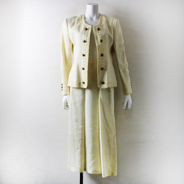 KANEKO ISAO カネコイサオ ピコフリルレース リネンノーカラー