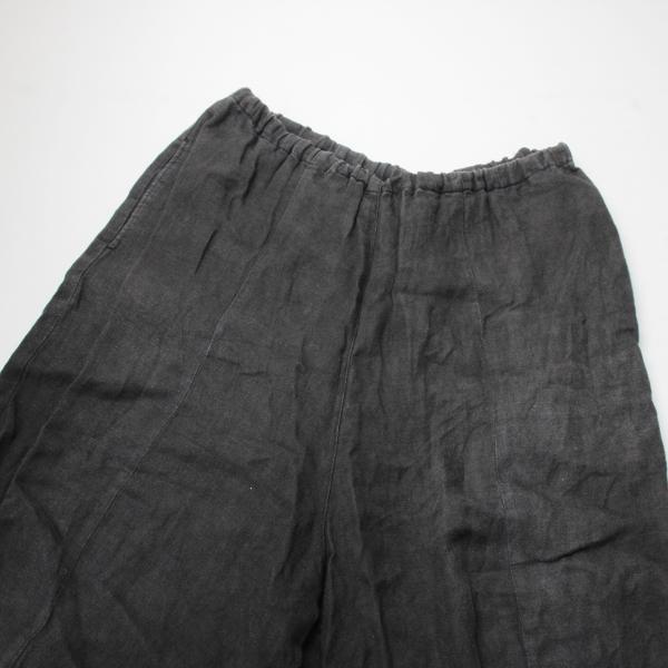クラシック 未使用 gauze# リネン ワイドサルエルパンツ ガーゼ 日本製