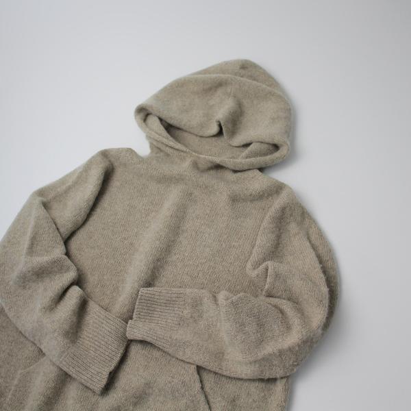 evam eva vie エヴァムエヴァ ヴィー カシミヤニットパーカー 1